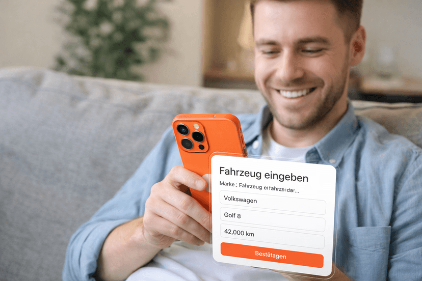 Fahrzeugdaten eingeben